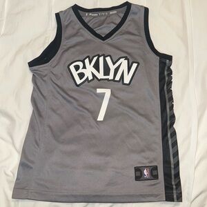 Gray NBA Brooklyn Nets city Durant Youth Medium Basketball Jersey